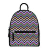 Tribal Aztec Hippie Pattern Print Leather Backpack