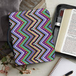 Tribal Aztec Hippie Pattern Print Leather Bible Cover