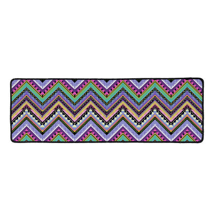 Tribal Aztec Hippie Pattern Print Long Kitchen Mat