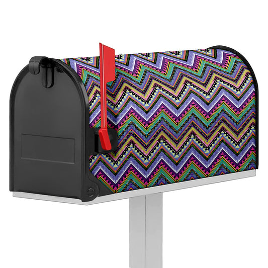 Tribal Aztec Hippie Pattern Print Mailbox Cover