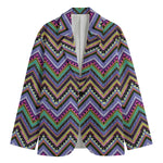 Tribal Aztec Hippie Pattern Print Men's Blazer