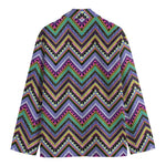 Tribal Aztec Hippie Pattern Print Men's Blazer
