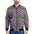 Tribal Aztec Hippie Pattern Print Men's Bomber Jacket