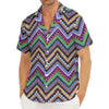 Tribal Aztec Hippie Pattern Print Men's Deep V-Neck Shirt