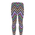 Tribal Aztec Hippie Pattern Print Men's Leggings