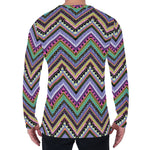 Tribal Aztec Hippie Pattern Print Men's Long Sleeve T-Shirt