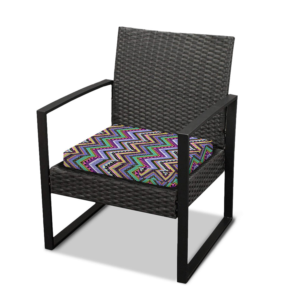 Tribal Aztec Hippie Pattern Print Outdoor Seat Cushion Cover