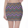 Tribal Aztec Hippie Pattern Print Pencil Mini Skirt