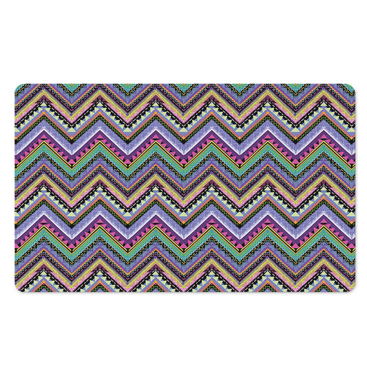 Tribal Aztec Hippie Pattern Print Polyester Doormat