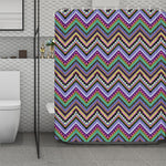 Tribal Aztec Hippie Pattern Print Polyester Shower Curtain