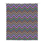 Tribal Aztec Hippie Pattern Print Polyester Shower Curtain