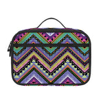 Tribal Aztec Hippie Pattern Print Portable Lunch Bag