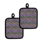 Tribal Aztec Hippie Pattern Print Pot Holders