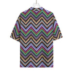 Tribal Aztec Hippie Pattern Print Rayon Hawaiian Shirt