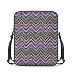 Tribal Aztec Hippie Pattern Print Rectangular Crossbody Bag