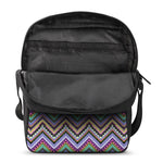 Tribal Aztec Hippie Pattern Print Rectangular Crossbody Bag