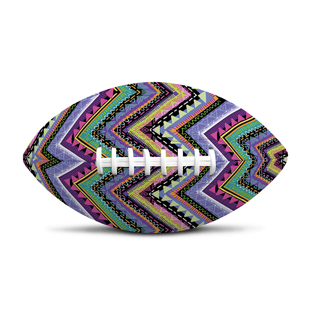 Tribal Aztec Hippie Pattern Print Rugby Ball