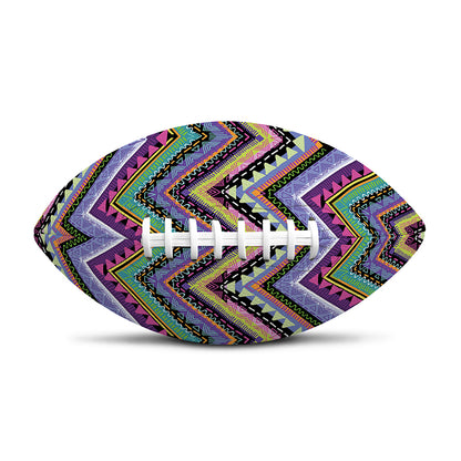 Tribal Aztec Hippie Pattern Print Rugby Ball