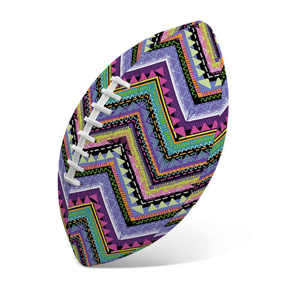 Tribal Aztec Hippie Pattern Print Rugby Ball