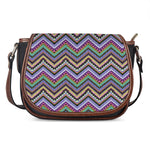 Tribal Aztec Hippie Pattern Print Saddle Bag