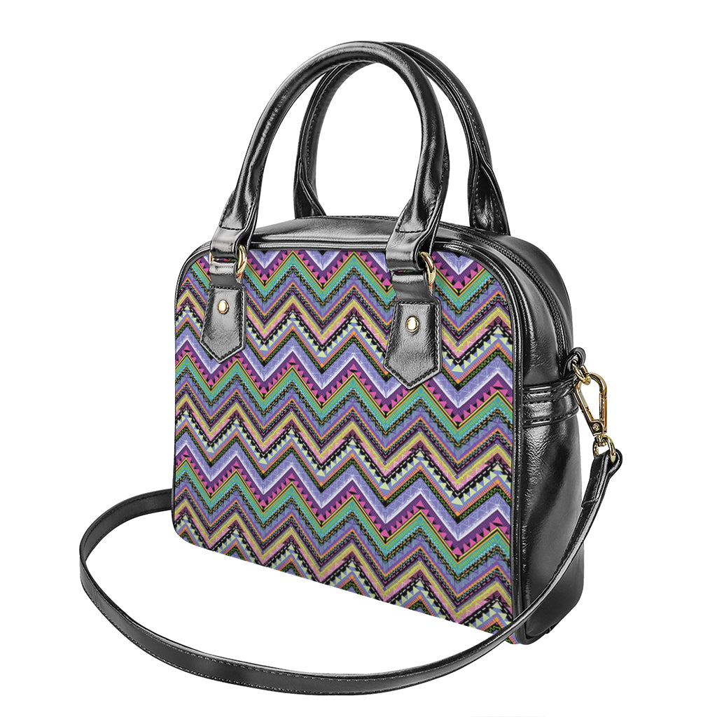 Tribal Aztec Hippie Pattern Print Shoulder Handbag