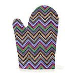 Tribal Aztec Hippie Pattern Print Single Oven Mitt