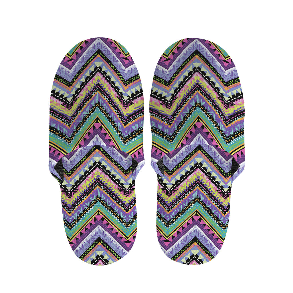 Tribal Aztec Hippie Pattern Print Slippers