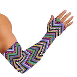 Tribal Aztec Hippie Pattern Print Sun Protection Arm Sleeves