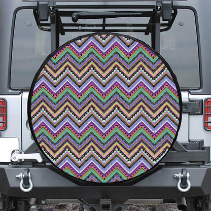 Tribal Aztec Hippie Pattern Print Tire Cover