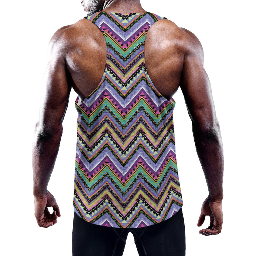 Tribal Aztec Hippie Pattern Print Training Tank Top