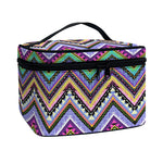 Tribal Aztec Hippie Pattern Print Travel Makeup Bag