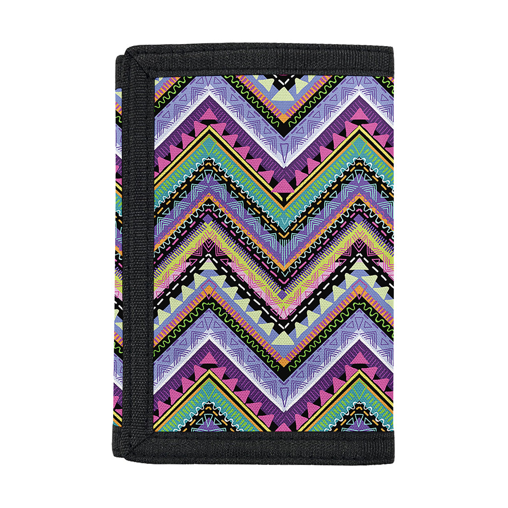 Tribal Aztec Hippie Pattern Print Trifold Wallet
