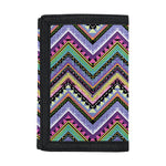 Tribal Aztec Hippie Pattern Print Trifold Wallet