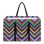 Tribal Aztec Hippie Pattern Print Utility Tote Bag