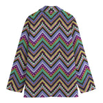 Tribal Aztec Hippie Pattern Print Women's Blazer