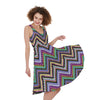 Tribal Aztec Hippie Pattern Print Women's Sleeveless Dress