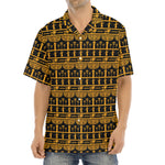 Tribal Egypt Pattern Print Aloha Shirt