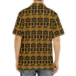 Tribal Egypt Pattern Print Aloha Shirt