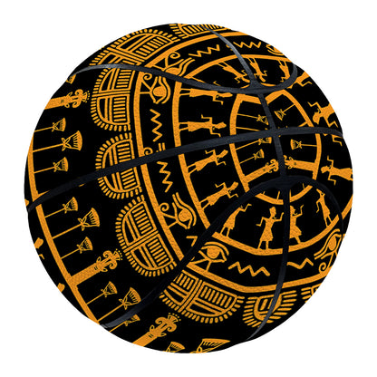Tribal Egypt Pattern Print Basketball