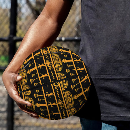 Tribal Egypt Pattern Print Basketball