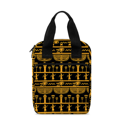 Tribal Egypt Pattern Print Bible Tote Bag