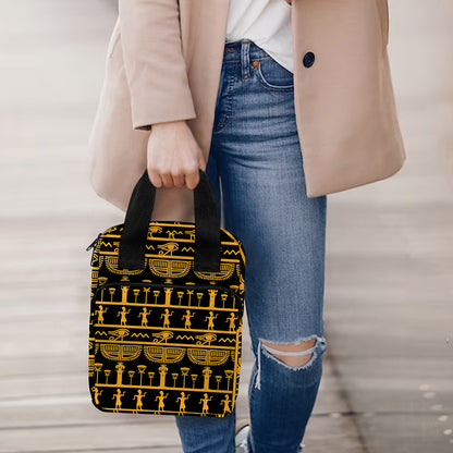 Tribal Egypt Pattern Print Bible Tote Bag