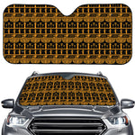 Tribal Egypt Pattern Print Car Windshield Sun Shade