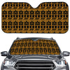 Tribal Egypt Pattern Print Car Windshield Sun Shade