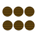 Tribal Egypt Pattern Print Coaster Set