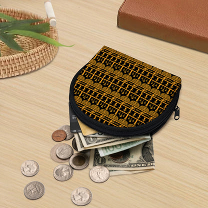 Tribal Egypt Pattern Print Coin Purse