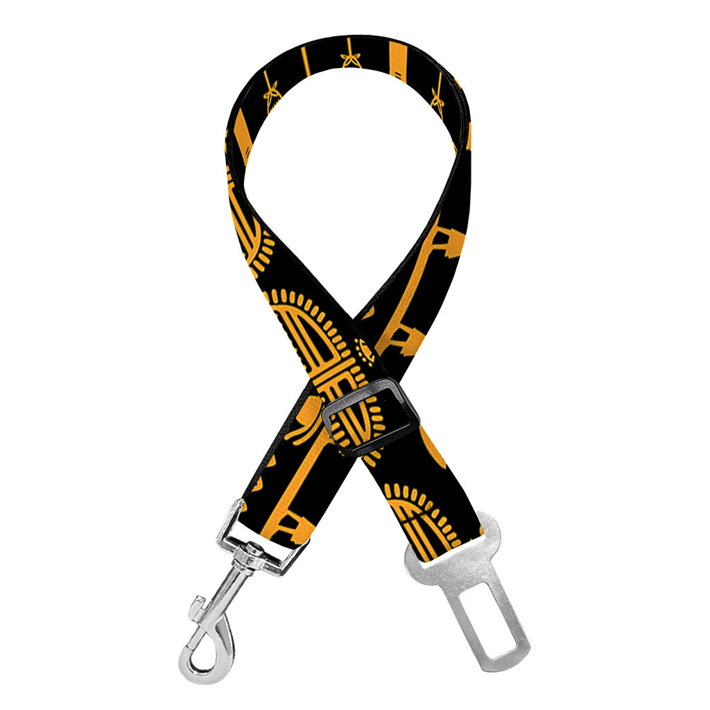 Tribal Egypt Pattern Print Dog Seat Belt