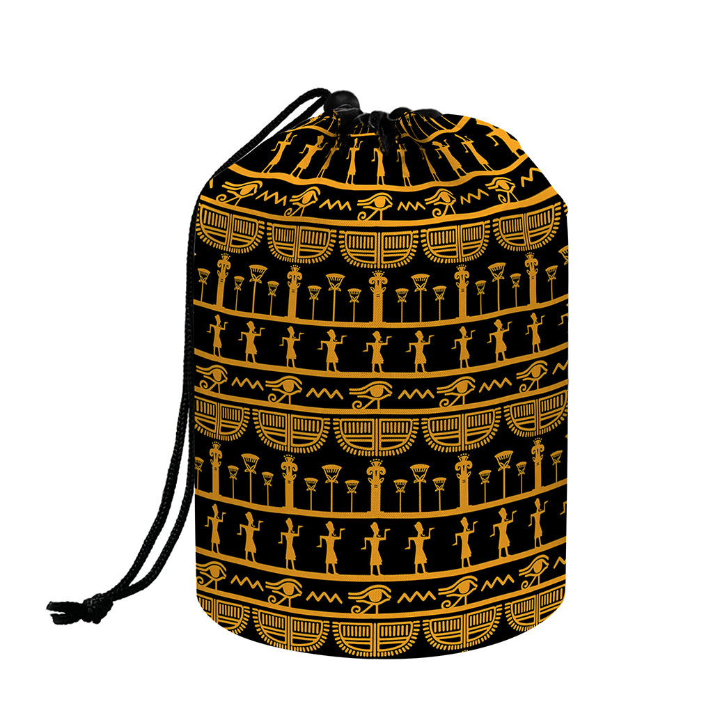 Tribal Egypt Pattern Print Drawstring Makeup Bag