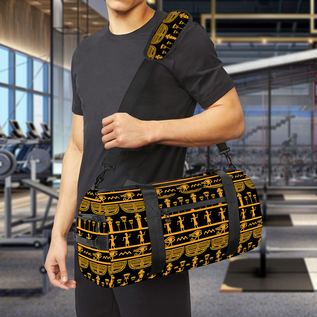 Tribal Egypt Pattern Print Gym Bag