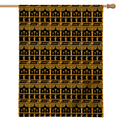 Tribal Egypt Pattern Print House Flag